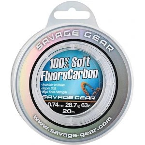 FIR FLUOROCARBON SAVAGE GEAR SOFT 0.36mm 8.40kg 40m foto