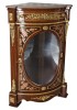 Vitrina Baroc Colt Lemn Masiv Furniruit, Blat Marmura, Alama - Mobilier Antichitati Elegant 105x72x52 cm