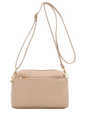 Geanta de umar crossbody pentru femei FashionPuzzle, crem - RESIGILAT foto
