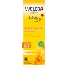 Crema pentru Fata, Weleda, Baby, Efect Hidratant, cu Galbenele, 50ml