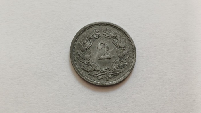 Elvetia-2 Rappen 1945