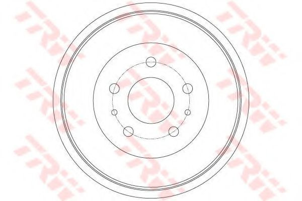 Tambur frana FORD FOCUS III (2010 - 2016) TRW DB4427