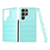 Husa Samsung Galaxy S23 Ultra Techsuit Wave Shield, turcoaz