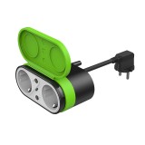Priza SMART, 2 prize, Exterior, Aplicatie, Monitorizare energie, Temporizator, Control individual prize