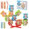 Joc indemanare si stivuire, bufnite, multicolor