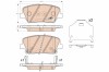 TRW GDB3549 COTEC set placute frana,frana disc