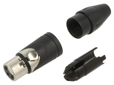Conector XLR mamă 3 pini pentru cablu foto