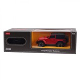 Masina cu Telecomanda Jeep Wrangler JL Rastar, Scara 1:24, Rosu, 3+ ani