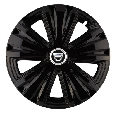 Set 4 capace roti Glory negru R14 pentru gama auto Dacia foto