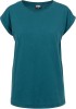 Tricou cu maneca scurta pentru femei Urban Classics TB771, albastru, 3XL - OUTLET