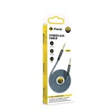 Cablu auxiliar stereo 1.2m, Jack 3.5mm - Jack 3.5mm