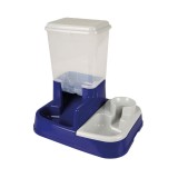 DISPENSER HRANA SI APA Duo Max/5344046 PENTRU CAINI SI PISICI, flamingo