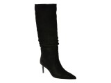 Cizme elegante EPICA negre, EB971, din piele intoarsa