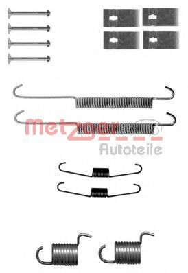 Set accesorii, sabot de frana SUZUKI GRAND VITARA II (JT) (2005 - 2016) METZGER 105-0842 foto