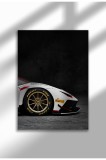 Poster p&acirc;nză ne&icirc;nrămat cu supermașină - Imprimare digitală - 2023 Huracan GT3 EVO-2 09 | A3 (29.7 x 42 cm)