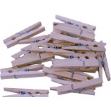 Set 20 carlige din lemn pentru activitati crafts,4.5cm