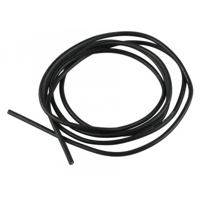 Cablu siliconic multifilar 16AWG 1.31mm2 negru 1m liniar foto