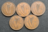 H829 Irlanda Penny 1928 1931 1933 1935 1937, Europa