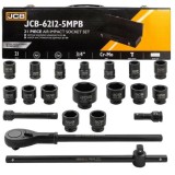 Trusa chei tubulare de impact 3/4,marca JCB