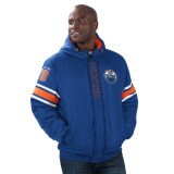 Edmonton Oilers geacă de bărbați cu glugă Tight End Winter Jacket - XL, G-III Sports By Carl Banks