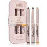 Barry M Dazzle &amp; Define Metallic Crayon creion metalic pentru ochi ambalaj economic 3 x 1,4 g
