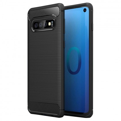 Husa Silicon CARBON Huawei Mate 20 Negru