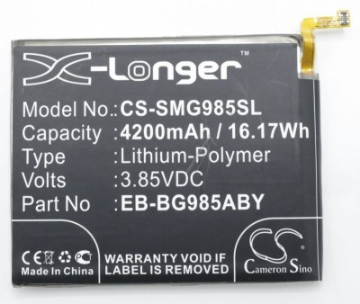 3,85V-4200MAH LI-POLYMER AKKU ALTERNATIV F&amp;Uuml;R SAMSUNG GALAXY S20 PLUS COM foto