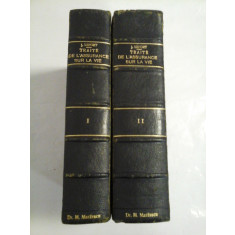 NOUVEAU TRAITE DE L&#039;ASSURANCE SUR LA VIE (Noua conventie a asigurarii de viata) Tome premier et Tome deuxieme (1920) - J. LEFORT