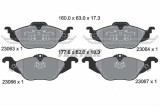 Set placute frana TEXTAR 2306302