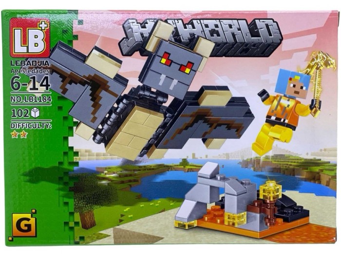 Set constructie Liliac Gigant si Aventura Minerului- NO.LB1184G