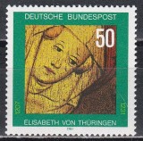 Germania 1981 - Sf&acirc;nta Elisabeta de Th&uuml;ringen, MNH, Nestampilat
