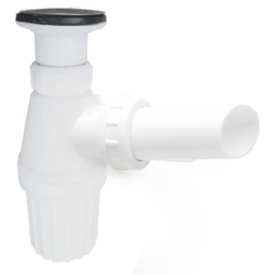Sifon tip butoias, mic, din plastic, pentru lavoar, 1&amp;quot;1/4 foto