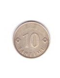 Moneda Letonia 10 santimu 1992, stare buna, curata