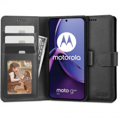 Husa Tech-Protect Wallet Wallet pentru Motorola Moto G84 5G Negru