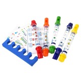 Set 5 Fluiere Apa Baie Copii +0 Luni, Jucarii Muzicale Cantece Portativ, Multicolor, Plastic ABS
