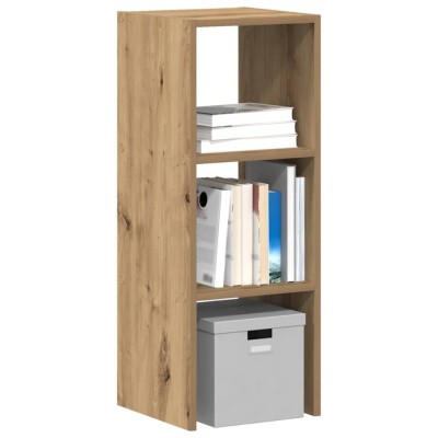 vidaXL Bibliotecă Stejar Artizanal stivuibil 30x30x80cm Lemn prelucrat 858819 foto