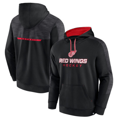 Detroit Red Wings hanorac de bărbați cu glugă Poly Fleece POH black - 2XL foto