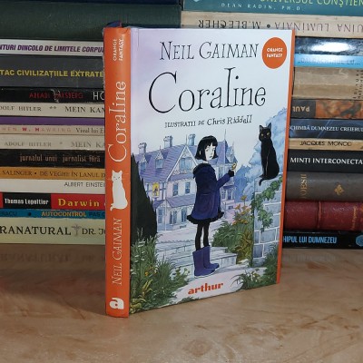 NEIL GAIMAN - CORALINE * ILUSTRATII , ARTHUR , 2021 ( CARTONATA ) * foto