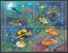 MICRONESIA 1995 FAUNA MARINA DIN CHUUK LAGOON PESTI CORALI, Nestampilat