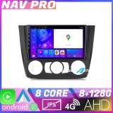 Navigatie BMW Seria 1 E87 2007 2011 clima manuala KIT bmw117 manual EDOTEC-LITE Android Ecran 720P Octa Core 8 128 Carplay CarStore Technology