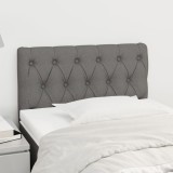Gossi tablie de pat, gri inchis, 80x7x78/88 cm, textil