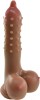 Dildo No.25 Fantasy Beasts, Silicon Lichid, Maro, 21 cm