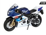 Model 1:18, Suzuki Gsx-r750, Bleumarin Alb M144SGR75GB, Carmotion