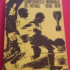 Carte fotbal - Campionatele Mondiale de Fotbal 1930 - 1974