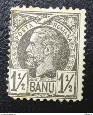 Romania LP 42a , Carol I - Vulturi hartie alba , MNH/** , Cal a II a foto
