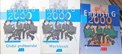 SET 3 CARTI ENGLISH G 2000: MANUAL PENTRU CLASA A V-A, WORKBOOK, GHIDUL PROFESORULUI-B.D. DISSELBECK, A. WO-243473 foto