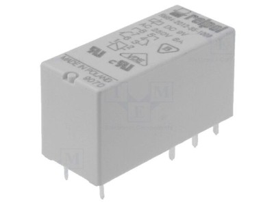 Releu electromagnetic DPDT 9VDC 8A foto