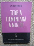 Teoria elementara a muzicii - I. .V. SPOSOBIN
