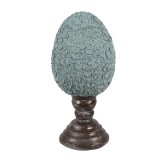 Cumpara ieftin Ou decorativ Paste polirasina maro albastru 16x34 cm