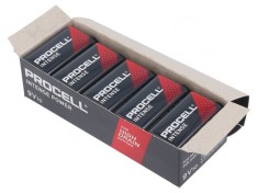 Baterii alcaline 9V 10 bucăți nere&icirc;ncărcabile